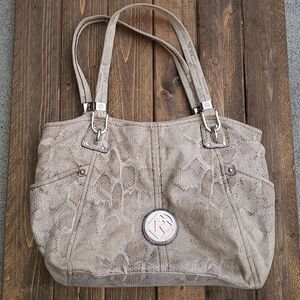 Relic snakeskin style shoulderbag
